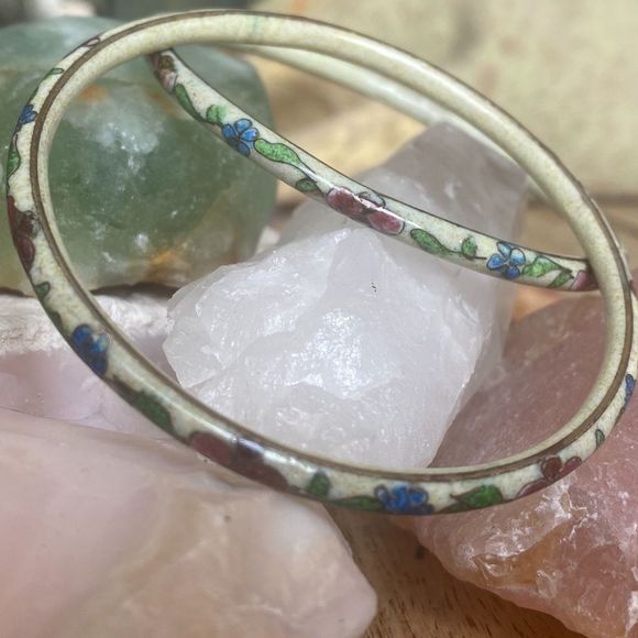 Jewelry - One Vintage Cloisonné Bracelet(s). Both for $80